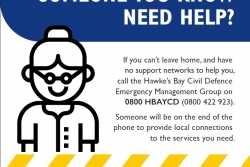 Hawke’s Bay Civil Defence Emergency Management Group still here to help at Alert Level 3