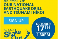 Hawke’s Bay people urged to sign up for ShakeOut