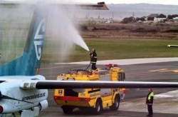 Volcanic ash on plane 2012