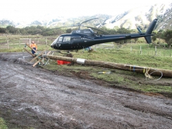 Repairing power poles